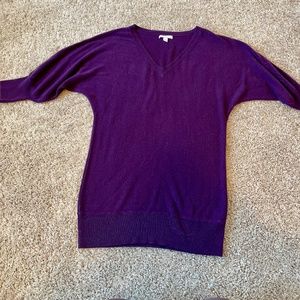 Purple Long Sweater Size Small